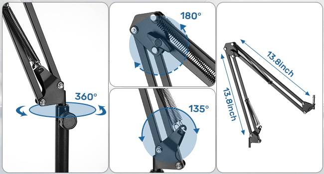 Adjustable Boom Arm
