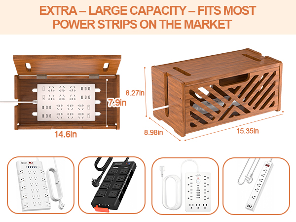 cord organizer box