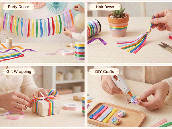 Rainbow Ribbon 12 Colors