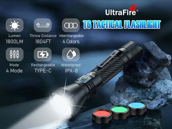 T6 TACTICAL FLASHLIGHT