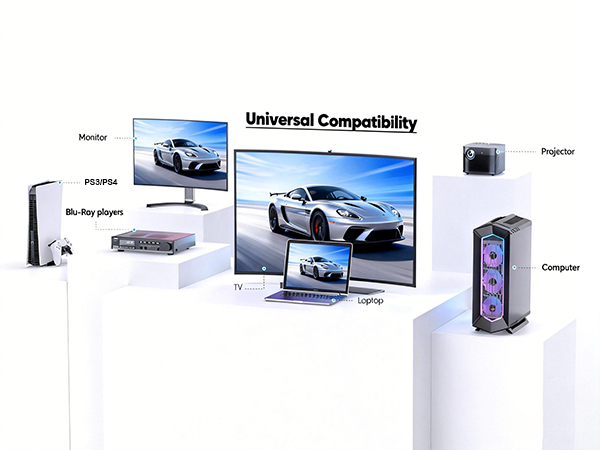 4k@60hz 4k hdmi compatible for laptop monitor project