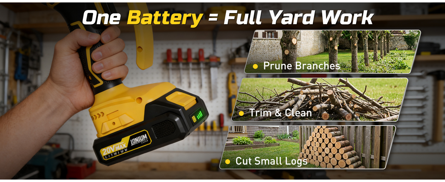 battery powered chainsaw