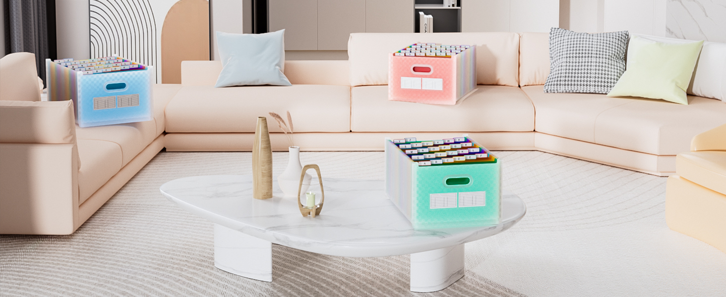 ThinkTex 26 Pockets Accordion File Organizer,