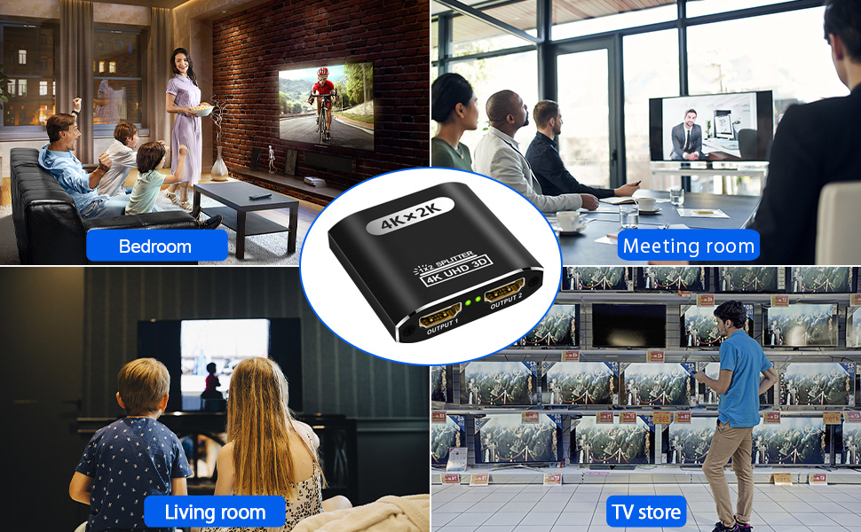 HDMI Splitter 1 in 2 Out