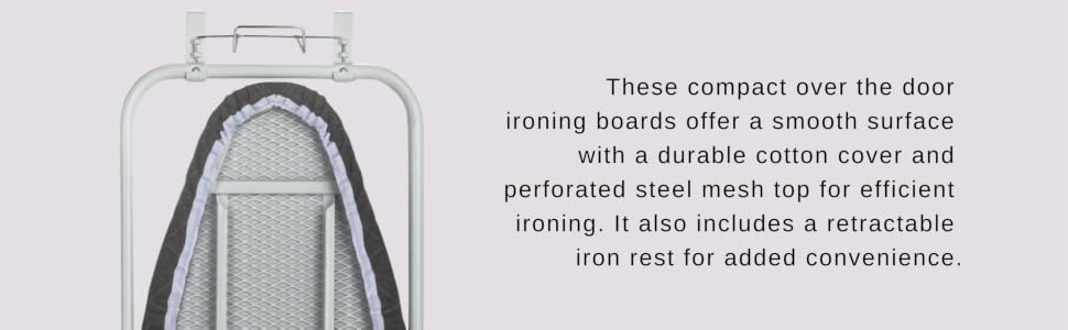 over the door ironing board for small spaces add convenience
