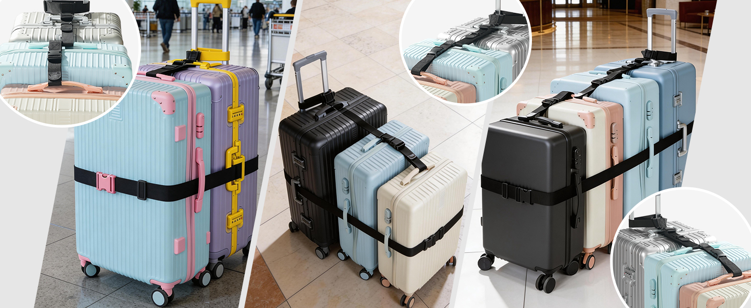 Luggage Straps for Suitcases