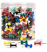 400Pcs Push Pins, Thumb Tacks for Bulletin Board, Stick Pins Thumb Tacks for Cork Board Wall Hang...