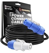 KAKABUBBLE 14 AWG PowerCon Power Cable - AC PowerCon Input to PowerCon Output 14AWG 3 Pin Power E...