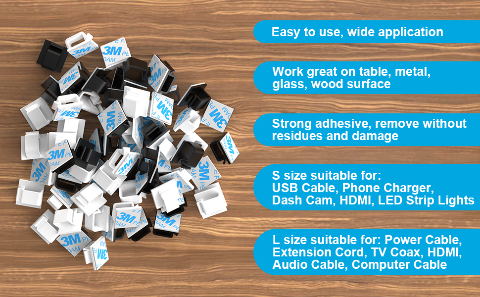Cable Management Clips