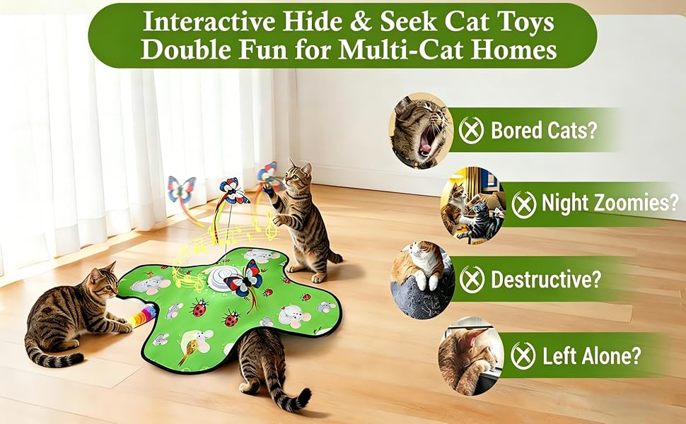 Interactive Hide Seek Cat Toys