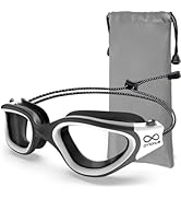 Otionus Swim Goggles for Adult Men Women Youth, Bungee Strap Swimming Goggles No Hair Pulling Ant...