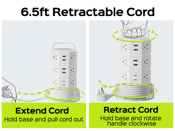 extension cord with multiple outlets