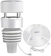 ECOWITT Wittboy Weather Station GW2001, Includes GW2000 Wi-Fi IoT Hub and WS90 7-in-1 Outdoor Sol...
