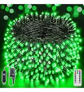 BrightChristmas 500 LED 164 FT Christmas Lights, Waterproof Outdoor String Lights with Remote and...