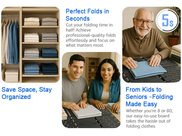 SHIRT FOLDING BOARD SUITABLE FOR ALL AGES