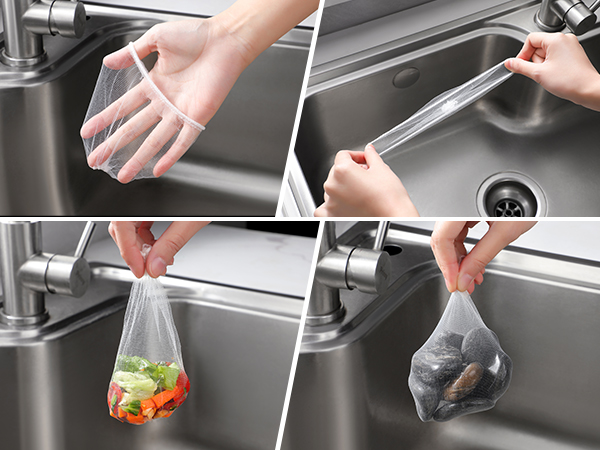disposable drain covers, kitchen sink strainer mesh bag, kitchen sink drain strainer mesh bags
