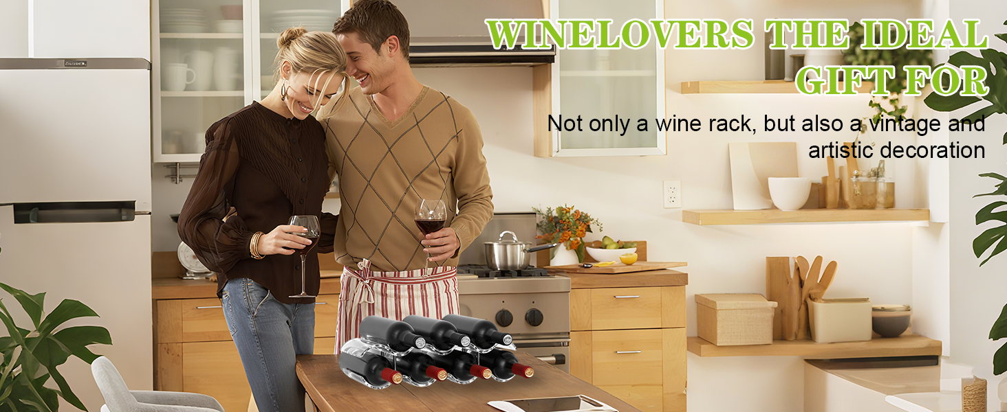 wine racks countertop