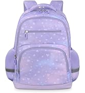wooshwa Kids Backpack for Girls, 17" tall Toddler Backpack for Preschool Kindergarten Elementary ...