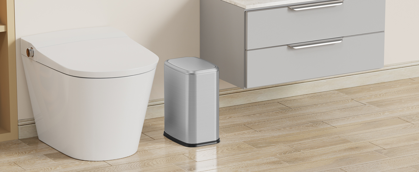 2.1 Gallon Bathroom Trash Can