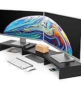 Dual Monitor Stand Riser