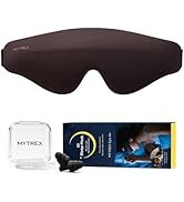 MYTREX 3D Contoured Sleep Mask for Side Sleepers, 100% Light Blocking Eye Mask for Sleeping, Soft...
