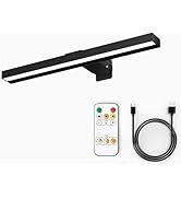 MIOBLUE Cordless Picture Lights with Remote, 16in Metal Battery Operated Picture Light,Rechargeab...