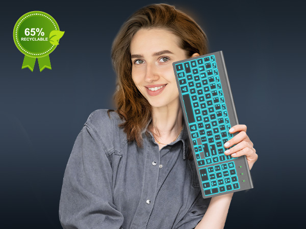 ultra slim compact keyboard and mouse