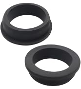 BOPOREAE 2 Pcs 2" Drill Hole, 1-9/16" ID Silicone Rubber Grommets for Wiring, Large Top Hat Gromm...