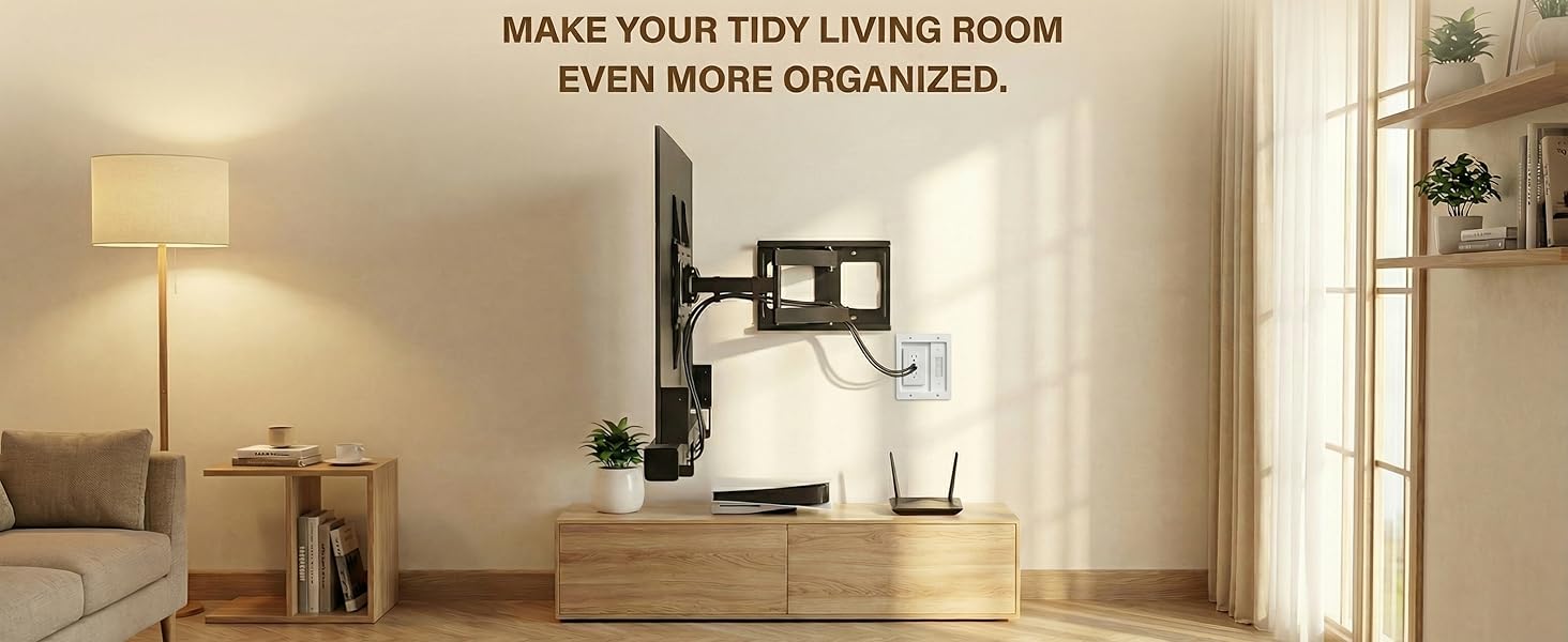 in-Wall TV Cable Management Kit