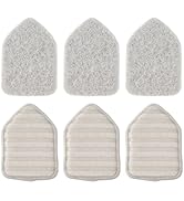 CLEANHOME Tile Tub Scrubber Brush Replacement Pads 6 Pieces for Cleaning Bathroom Kitchen Toilet ...