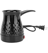Coffee Maker, Stainless Steel Electric Arabic, Greek &amp; Turkish Coffee Pot, 600ml Even Heating Tea...