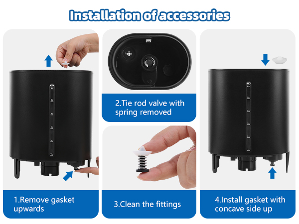 Installation of accessories