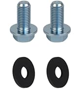 Compatible with Honda 90105-960-710 Bolt &amp; 90502-VG3-000 Washer Set – Grade 8.8 Carbon Steel Bolt...