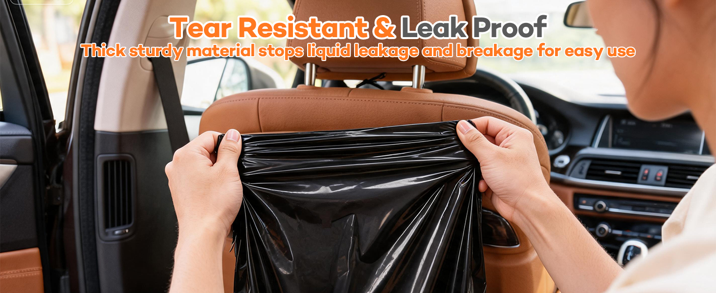 Hanging Car Trash Bags