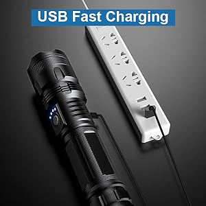 Rechargeable flashlights