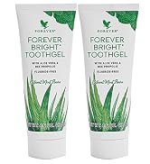 Forever Living - Forever Bright Toothgel - Fluoride-Free Aloe Vera Gel with Bee Propolis -Pepperm...