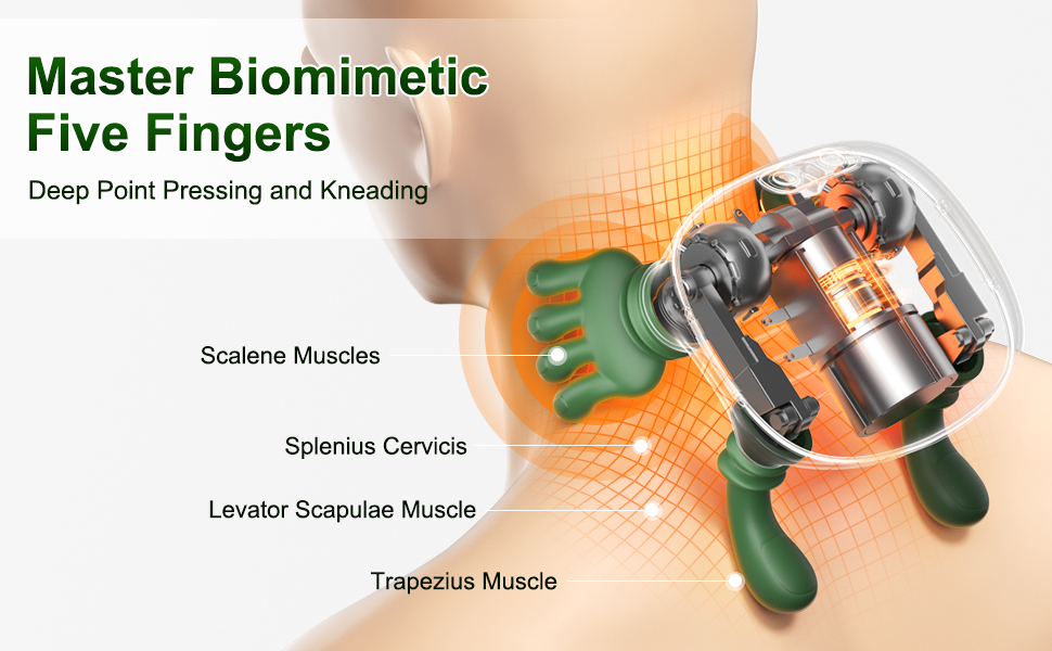 neck massager with fingers
