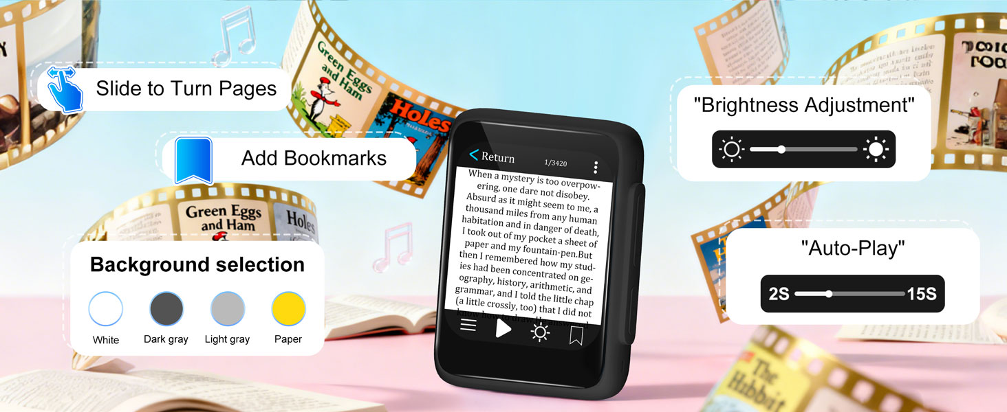 bluetooth mp3 player, mp3 player with sd card, mp3 player with fm radio