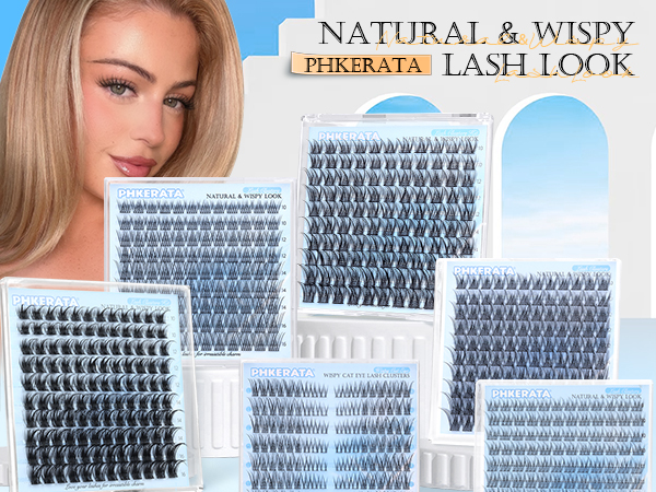 Lash clusters Wispy
