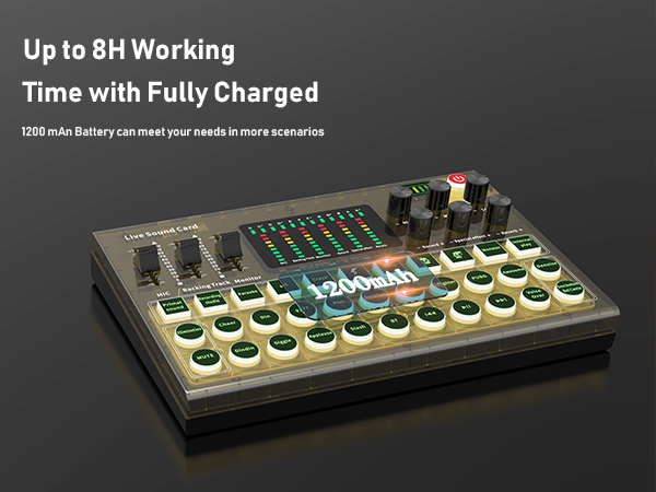 With 1200mAn Battery