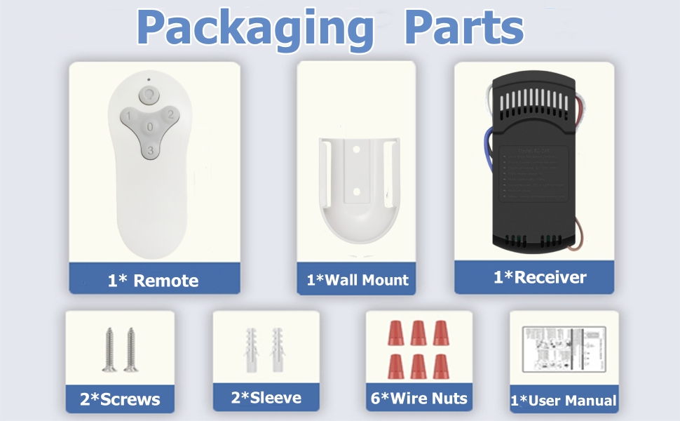 Replacement Harbor Breeze Ceiling Fan Remote