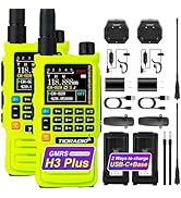 TIDRADIO TD-H3 Plus GMRS Radios Long Range Walkie Talkies USB-C Charging &amp; Wireless Programming M...