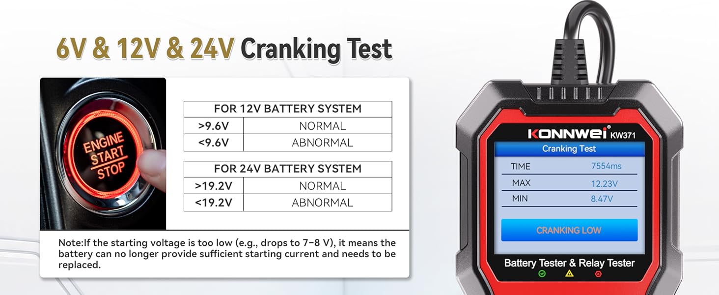Battery Tester &amp;amp; Relay Tester 2 IN 1