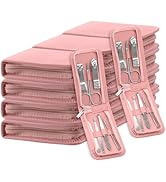Manicure Set Bulk, Nail Clippers Kit Stainless Steel Fingernail Clippers Set, Sturdy Nail Tip Cut...