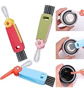 XANGNIER 3 in 1 Cup Lid Gap Cleaning Brush Set,Multifunctional Water Bottle Lid Cleaner Brush,3 P...