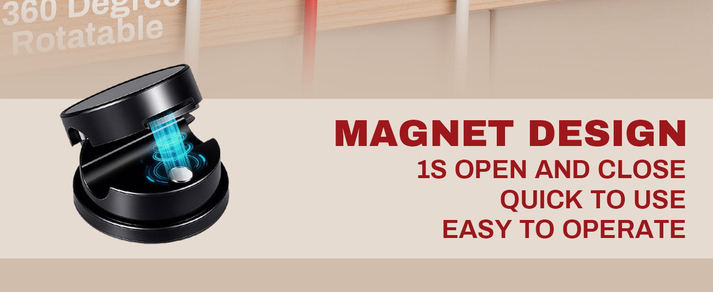 Rotatable Cord Holder Magnetic Clips