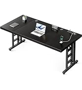 Coleshome 71 Inch Executive Desk with USB Ports, Computer Office Desk, Large Mordern Writing Tabl...
