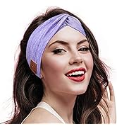 BULYPAZY Bluetooth Headband for Women, HD Speakers Bluetooth 5.0 Wireless Headband Headphones, Fa...