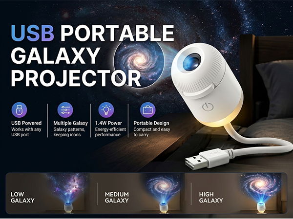 LED Galaxy Projector