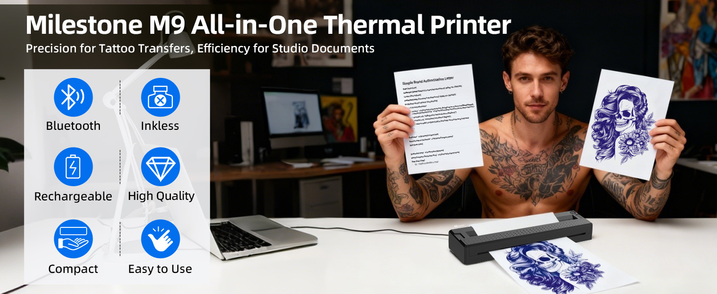 Professional Tattoo Stencil Printer
